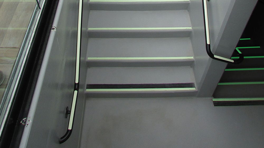 Luminescent stairs